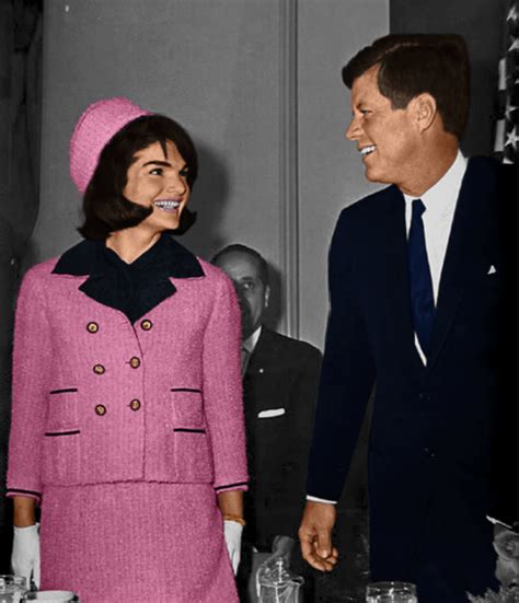 jackie kennedy pink chanel dress|john f kennedy wife pink dress.